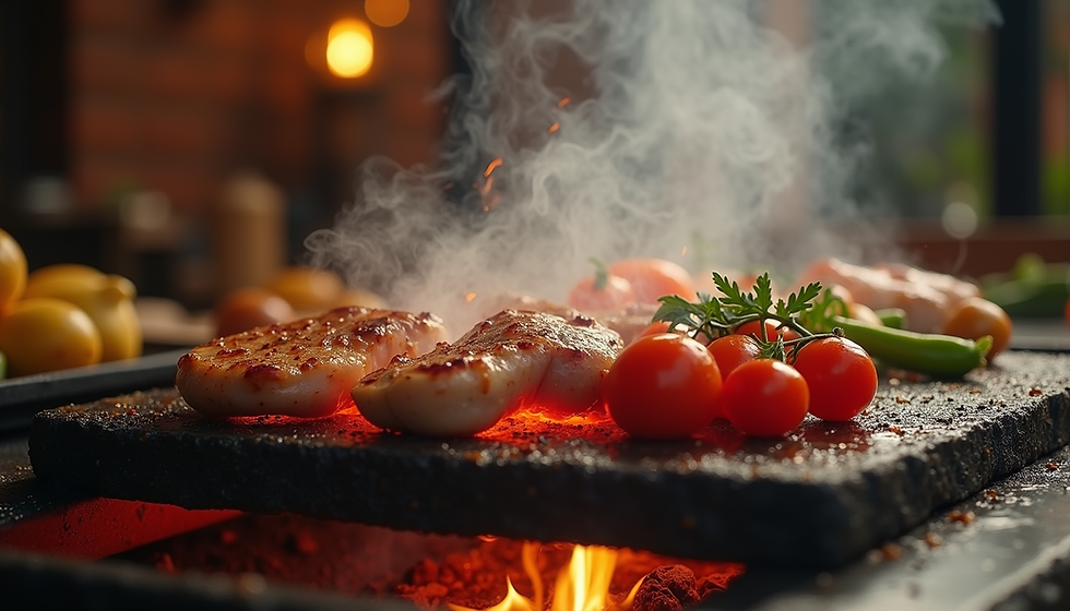 Experience Hot Stone BBQ at O2 in Koreatown