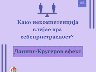 Како некомпетенцијата влијае врз себепристрасност? Данинг-Кругеров ефект