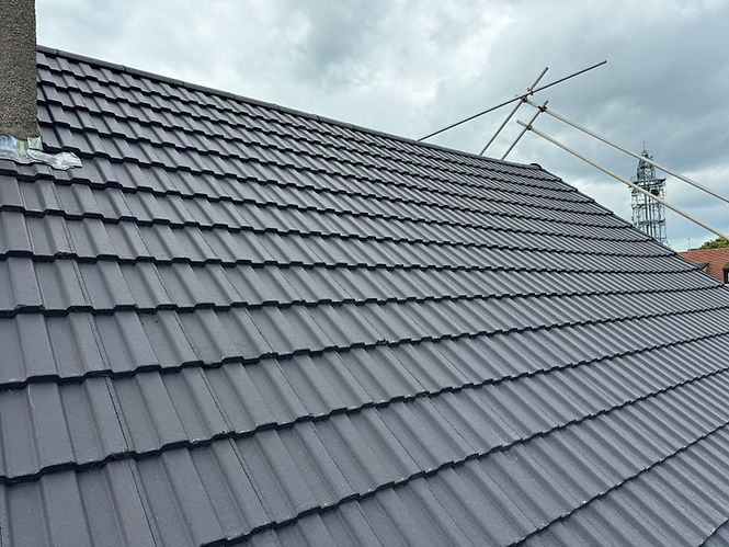 Roof installation completed by Prestige Roofing