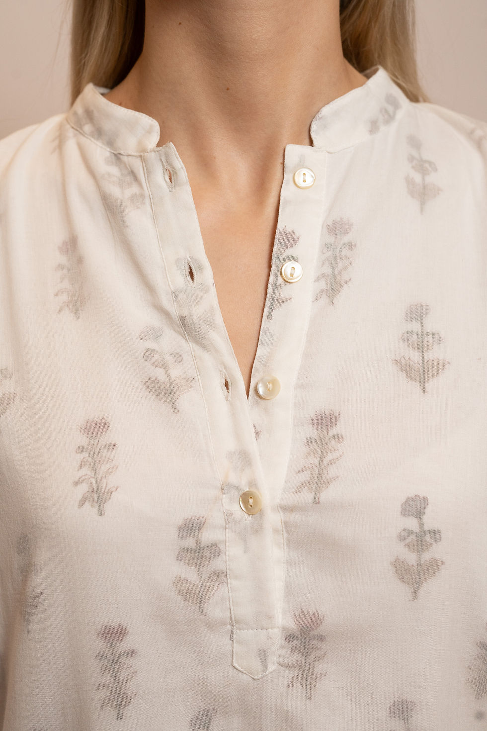 Miniature : Chemise de nuit 3 couches mughal flowers
