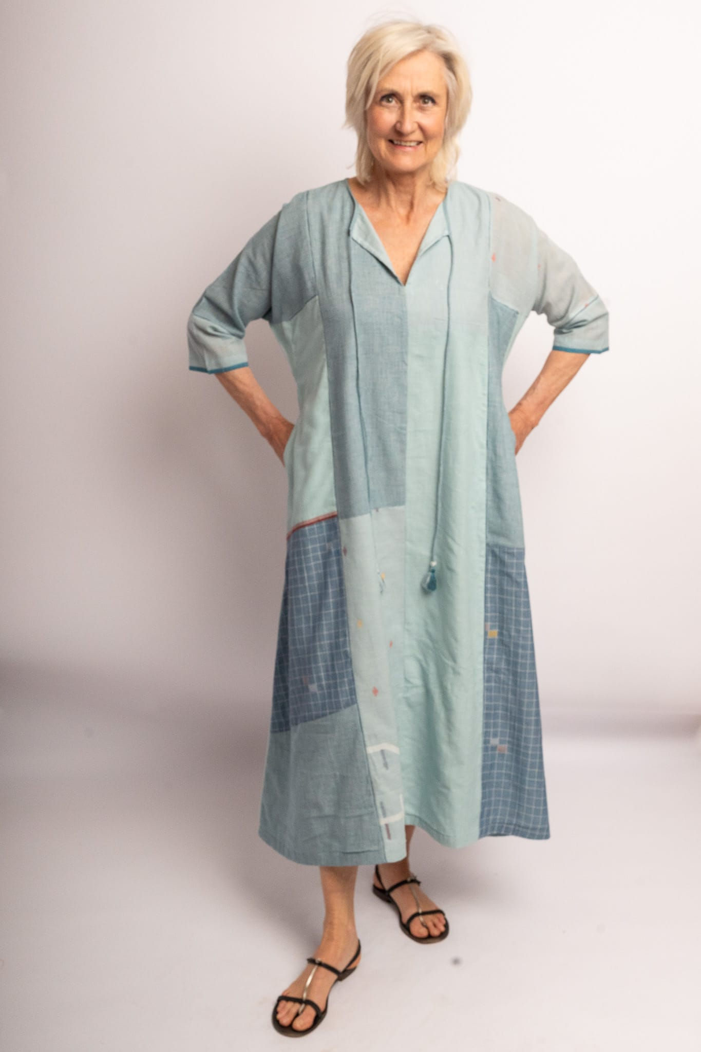 Blue Kaftan Dress