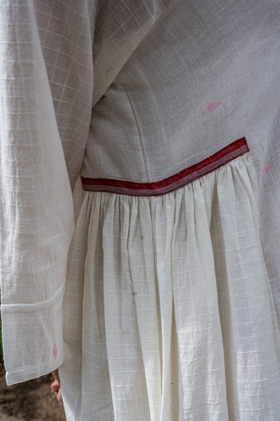 Thumbnail: Bhopali house dress white