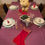 Miniature : Nappe en lin épaisse mauve