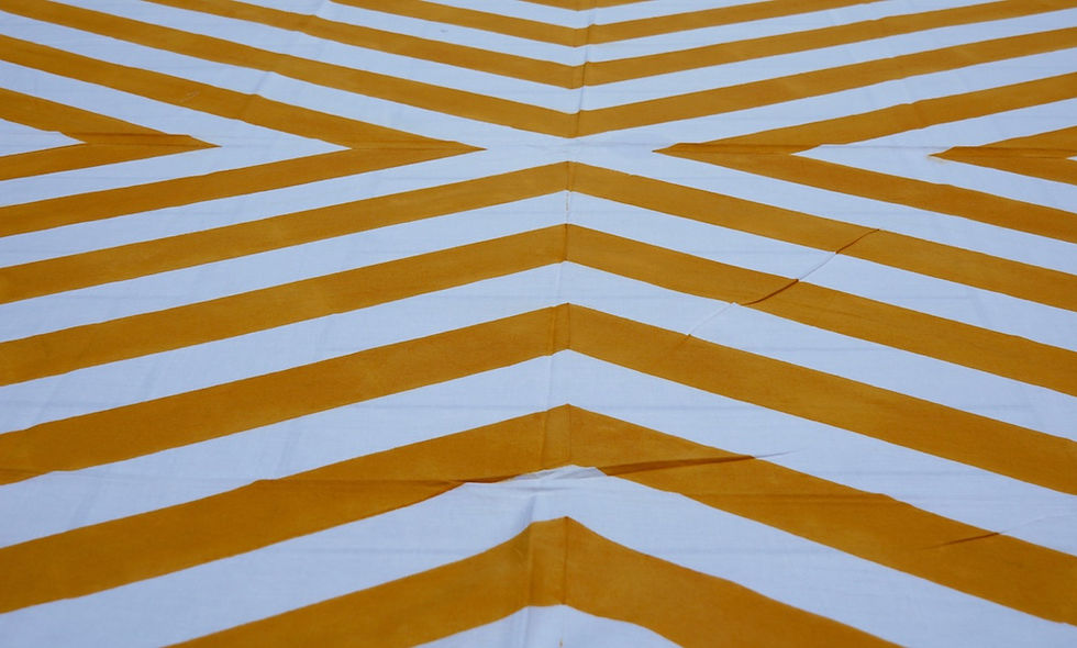 Thumbnail: Tablecloth yellow lines