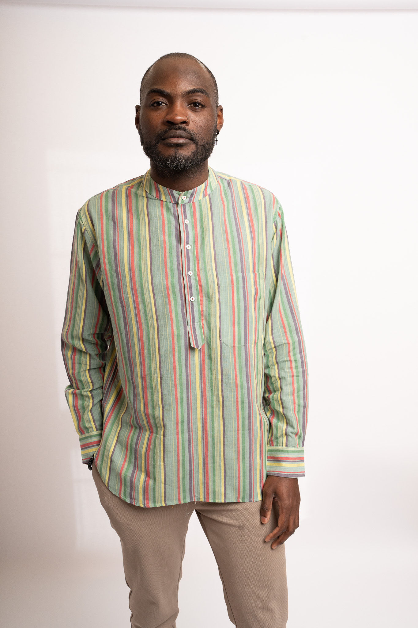Men's striped shirt