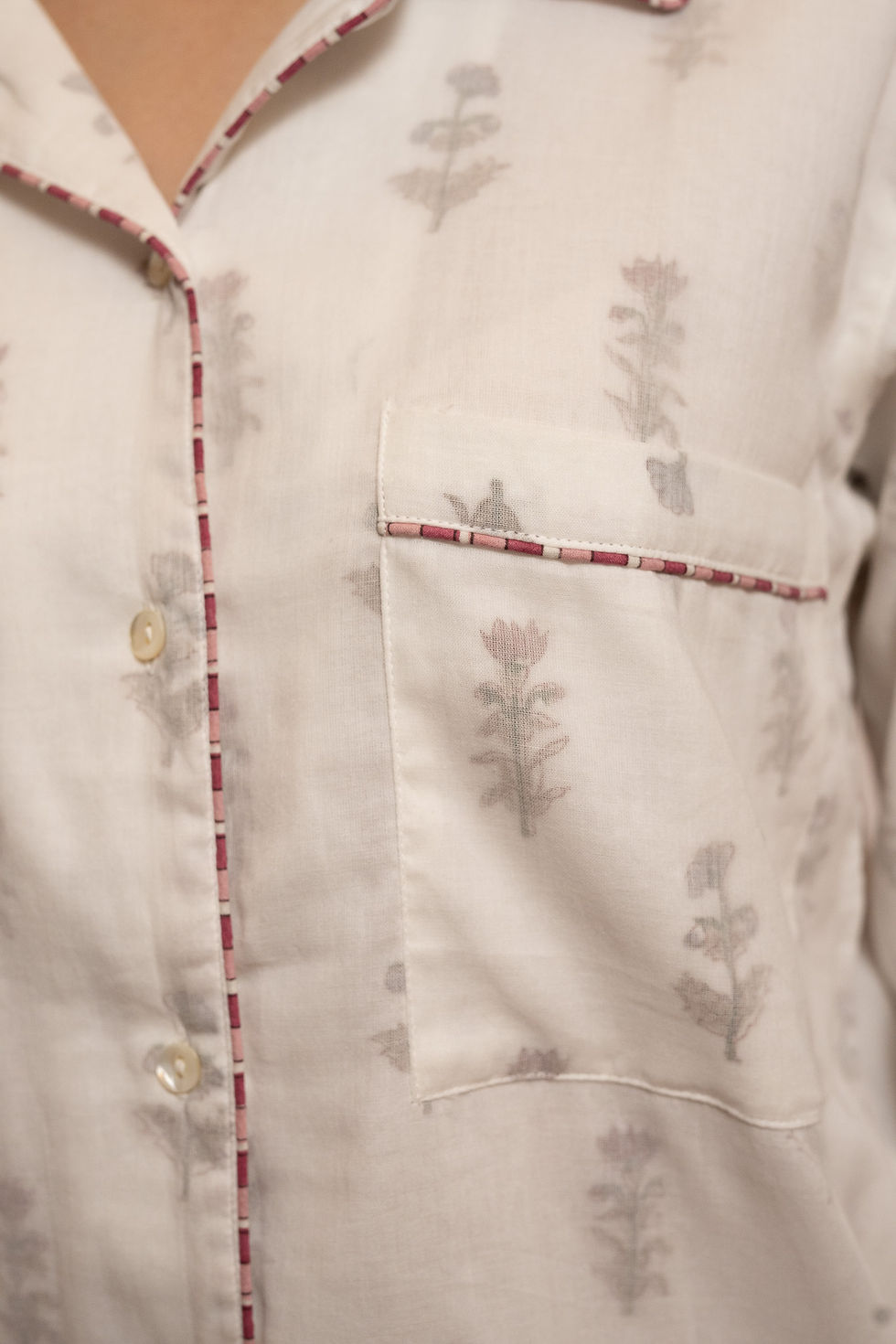 Thumbnail: Unisex Mughal print pajamas