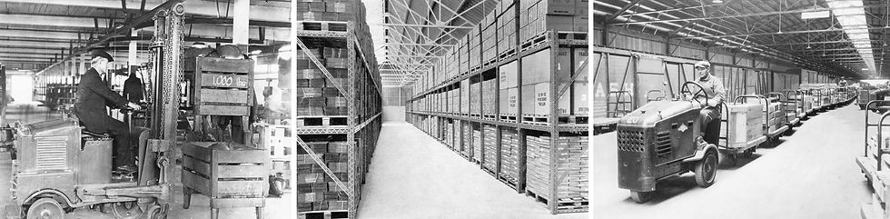 The history of forklifts and warehouse racks