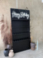 Onyx Black Champagne Wall