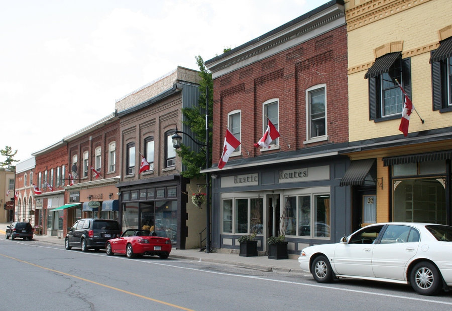 Stirling, Ontario village streetscape
