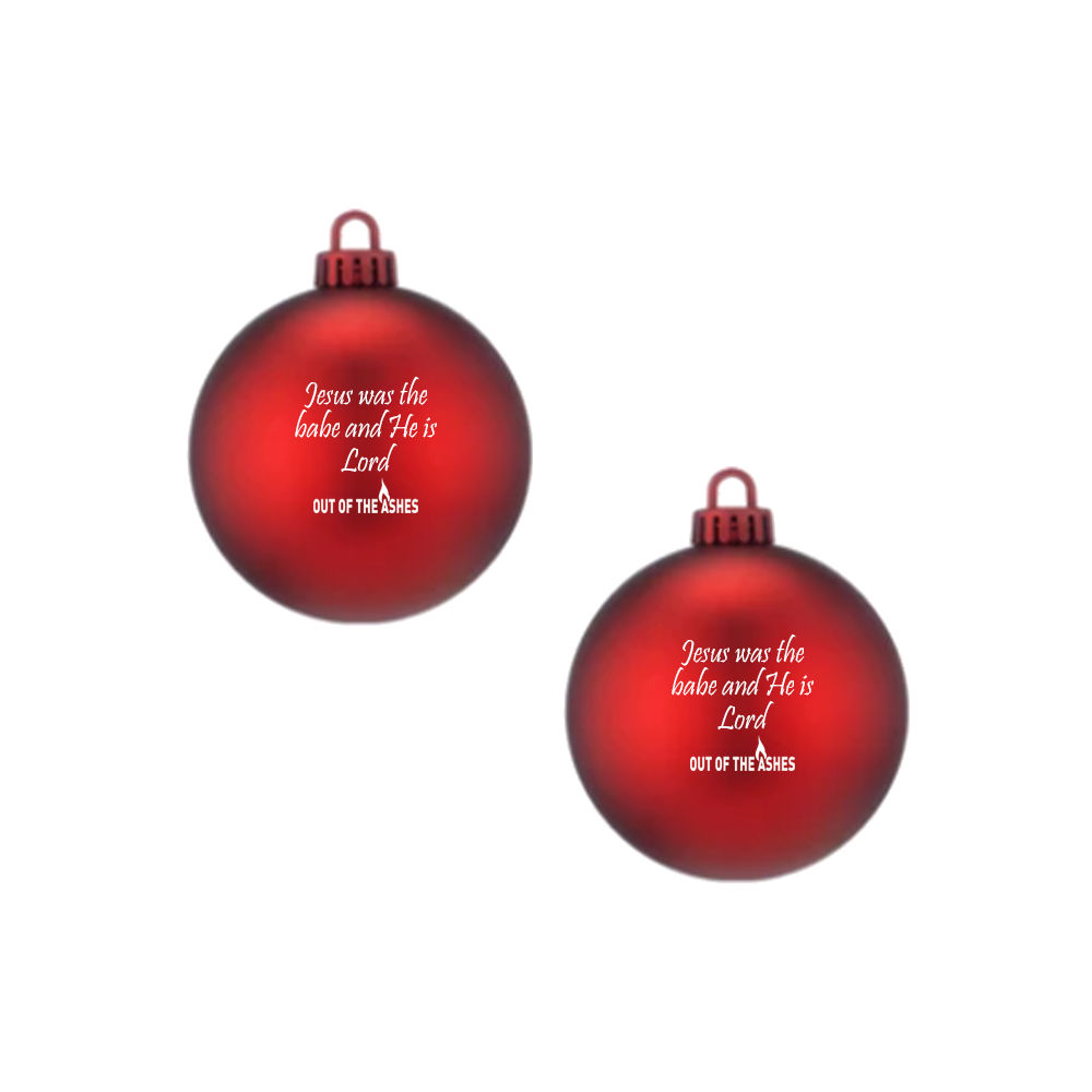 Pack of 2 Christmas Baubles