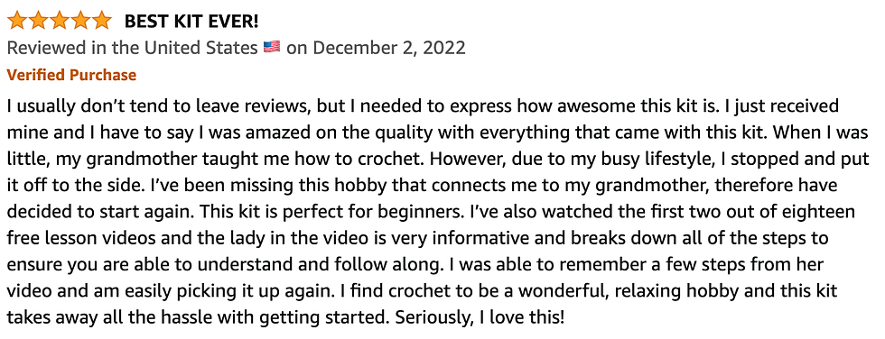 Modda Crochet Kit Review
