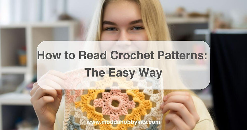 learn to read crochet patterns easily