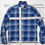 Thumbnail: Large Blue plaid shirt