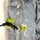 Thumbnail: Reconstructed jeans quilted/lined w lemon lime surf trunks, 36"x32"
