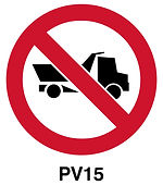 No entry for heavy vehicles