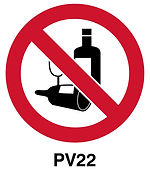 Alcohol prohibited
