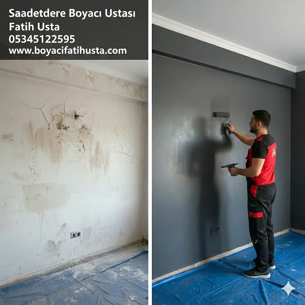 Saadetdere Mahallesi profesyonel boya badana ve dekorasyon hizmeti - Fatih Usta