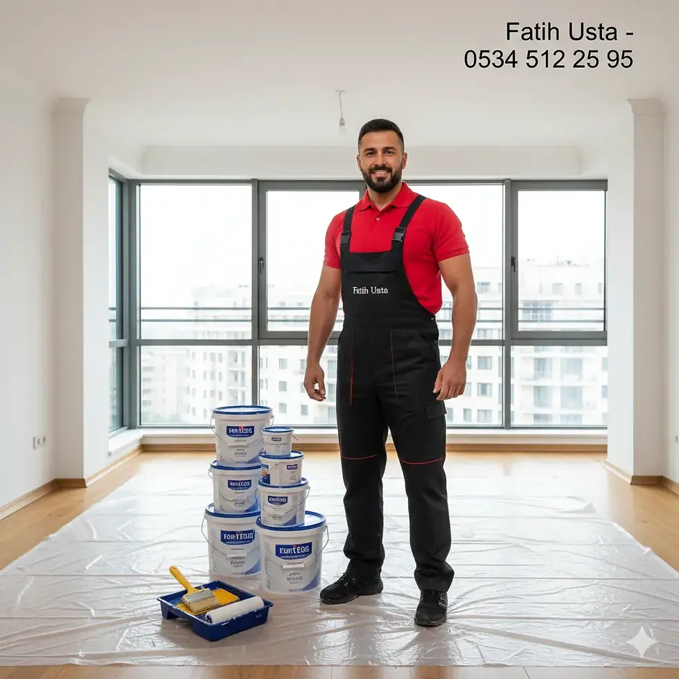 Namık Kemal Mahallesi Boya Badana Ustası Fatih Usta