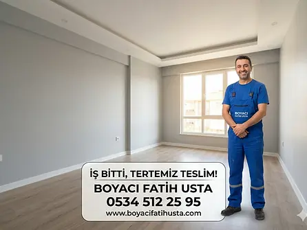 Kavaklı Mahallesi boyacı ustası Beylikdüzü, iş bitti tertemiz teslim Fatih Usta,