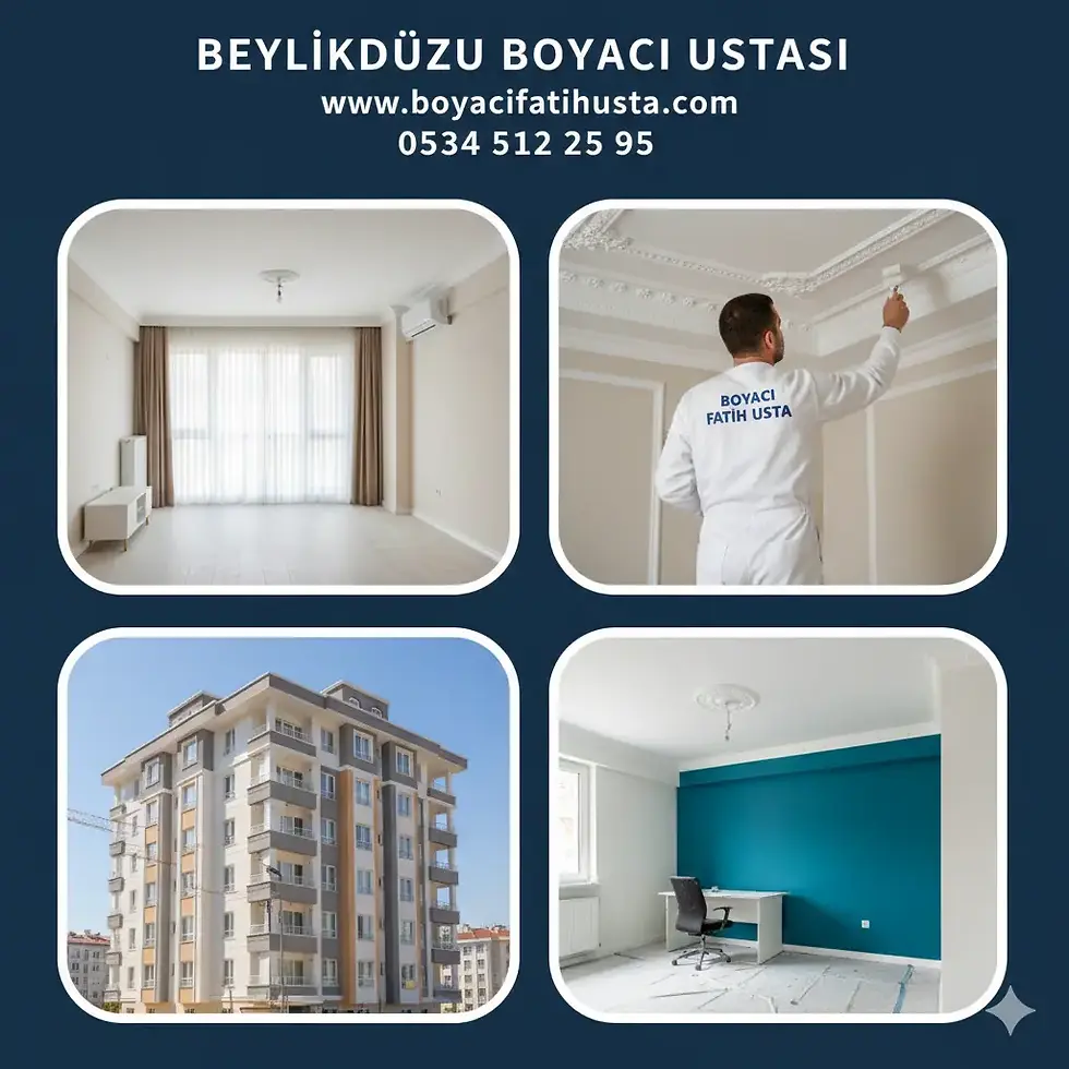 Beylikdüzü boya badana ustası arayanlar için Fatih Usta ile tertemiz ve kaliteli mekan yenileme