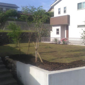 お庭工事完了