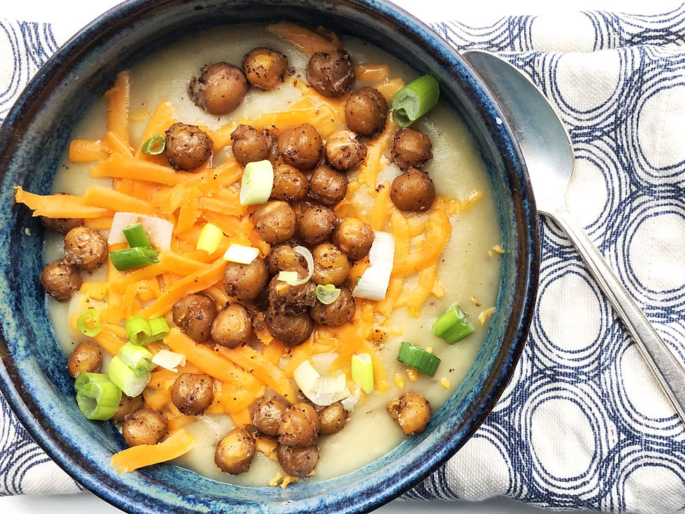 chickpeas on soup