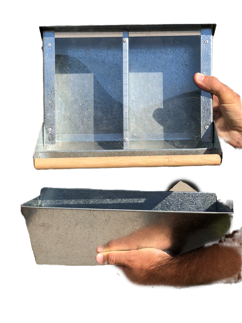 Thumbnail: Galvanised Aviary Hopper - AVIONE - CPS