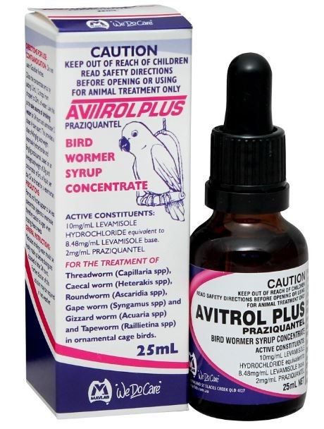 Thumbnail: Avitrol Bird Plus Worm Syrup & Tablets - MAVLAB - FIDO's - WP