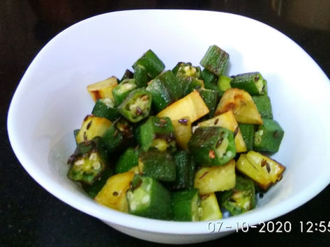 Simple Cooking #4: Bhindi/Okra/Ladies Fingers Dry Sabzi