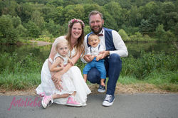 Familienfoto - heiraten mit Kind