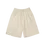 섬네일: [AMSP-002] AMOU One tuck sweat bemudapants Cream Beige