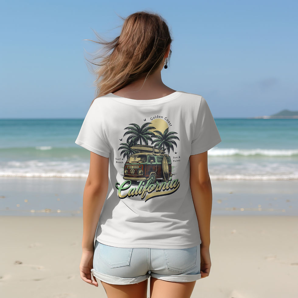 Thumbnail: Surfing Car California Summer Golden Coast