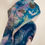 Thumbnail: Cyanotype/ ecoprint scarf