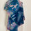 Thumbnail: Cyanotype/ ecoprint scarf