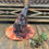 Thumbnail: Butterfly witch hat (grey/orange)