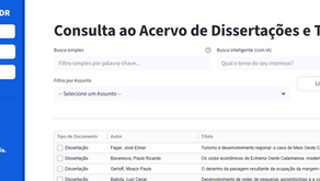 Plataforma para consulta do acervo de trabalhos PPGDR