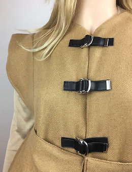MILOVA PARIS #44 VESTE LAINE CARAMEL ATT
