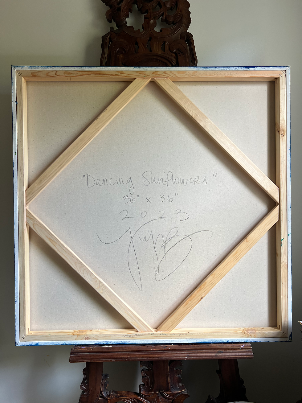 Thumbnail: Dancing Sunflowers Original