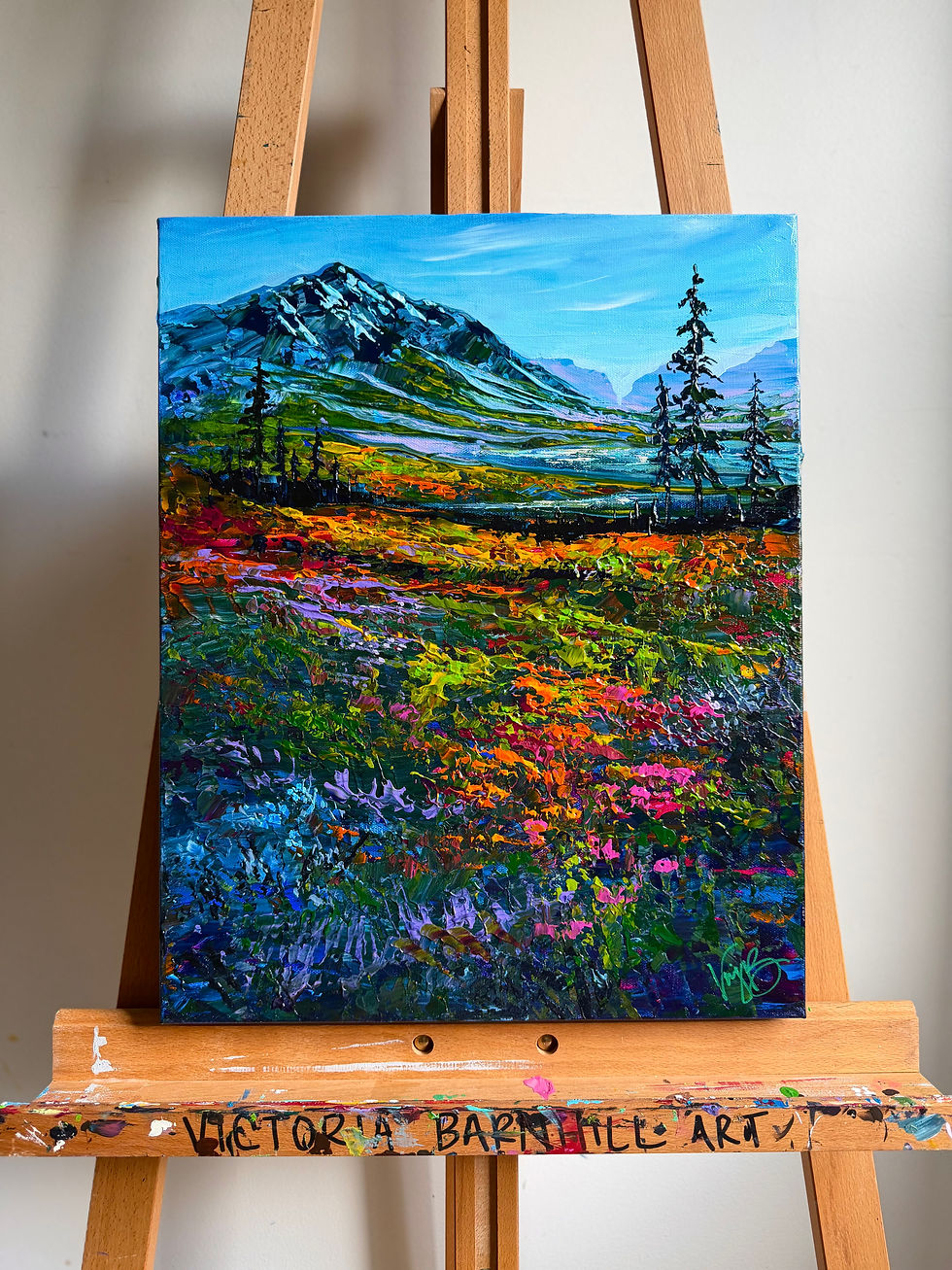 Thumbnail: Where Wildflowers Meet the Mountains Original