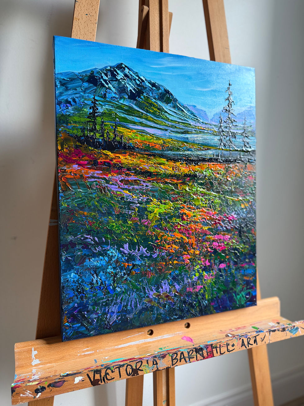 Thumbnail: Where Wildflowers Meet the Mountains Original