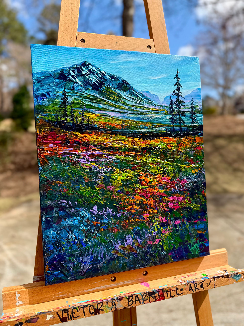 Thumbnail: Where Wildflowers Meet the Mountains Original