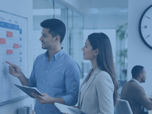 Workplace scheduling meeting about employee shift changes