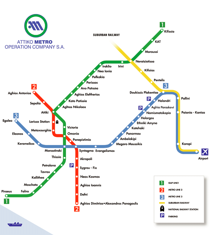 Cómo ir del aeropuerto de Atenas al centro