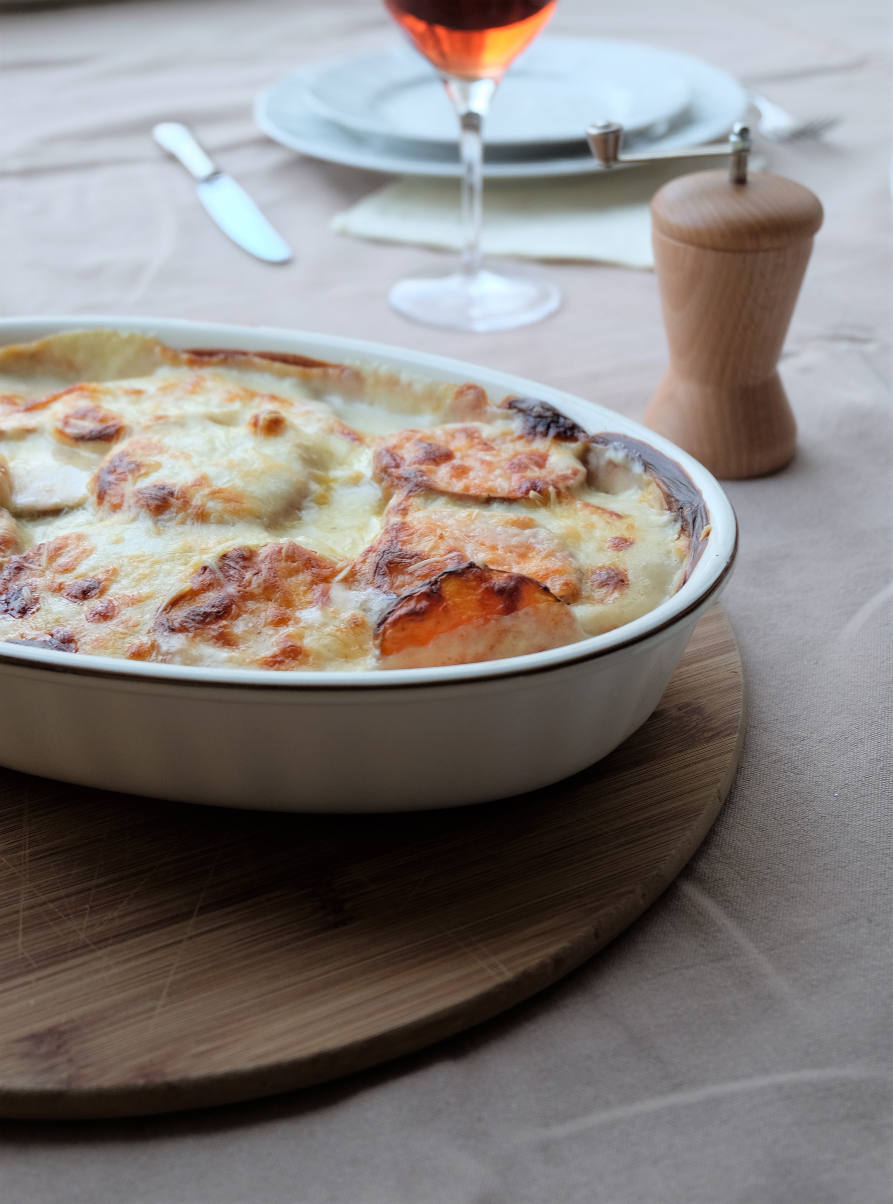 Christmas Raap En Zoete Aardappel Gratin Turnip And Yam Gratin