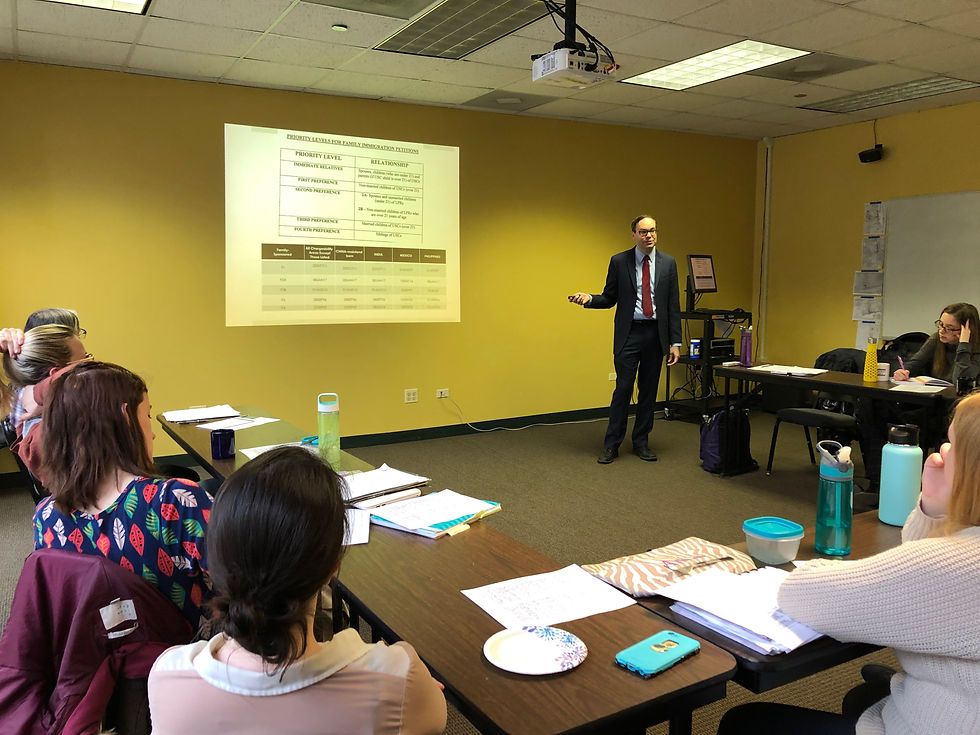 Immigration 101 for CPS student teachers