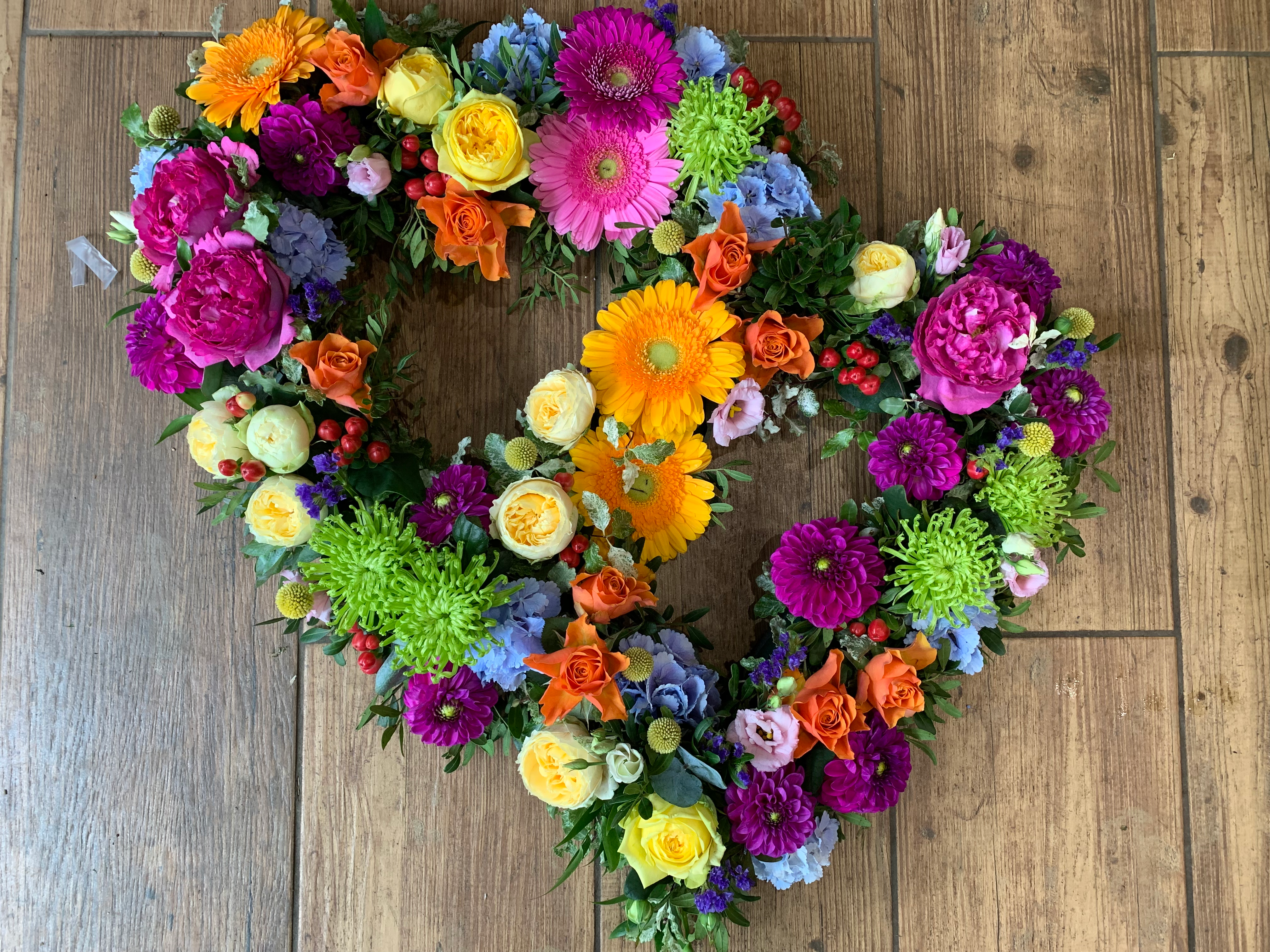 Vibrant Double Heart