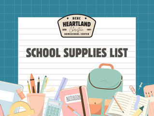 School Supplies List