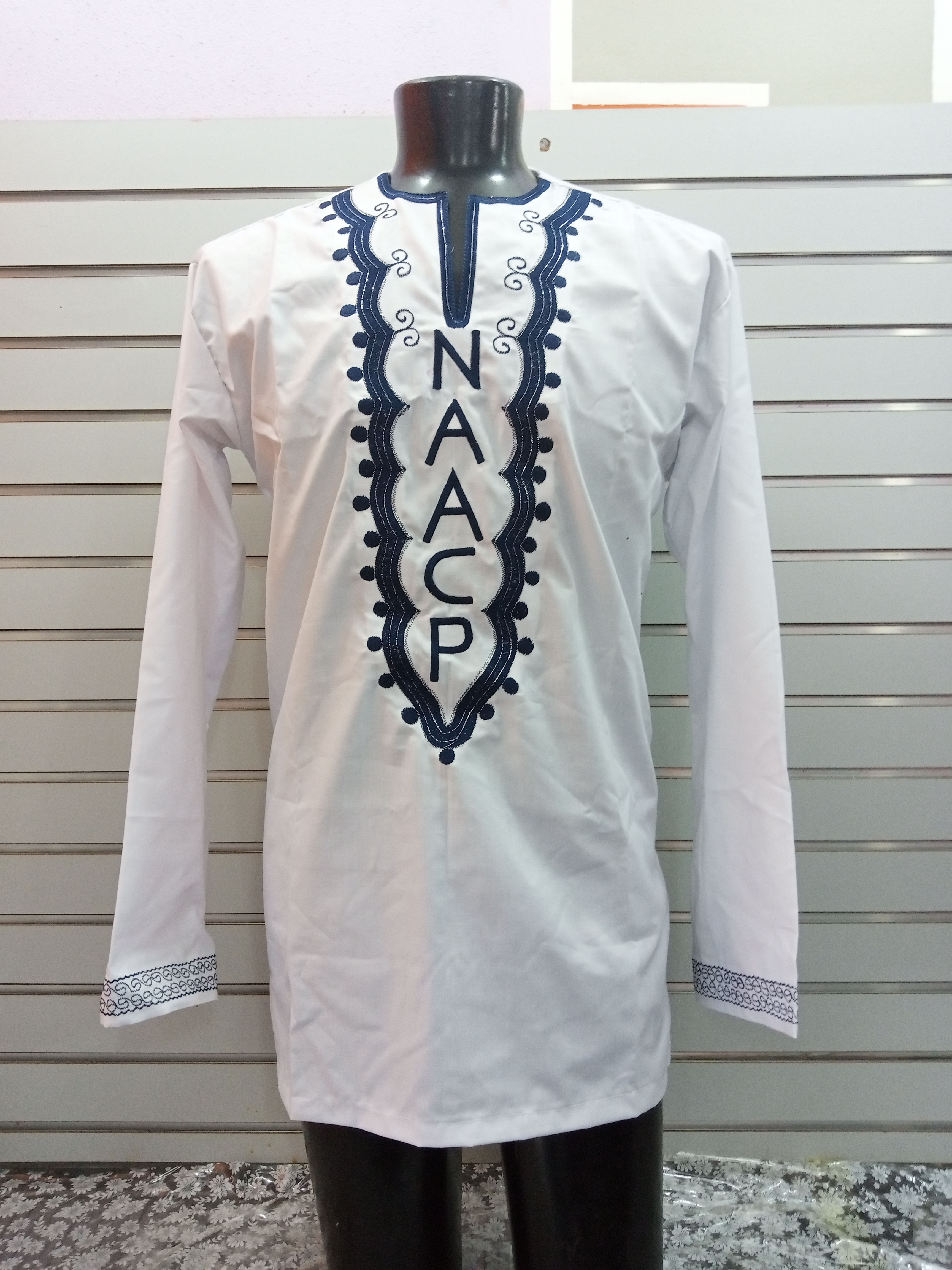 NAACP White Dashiki