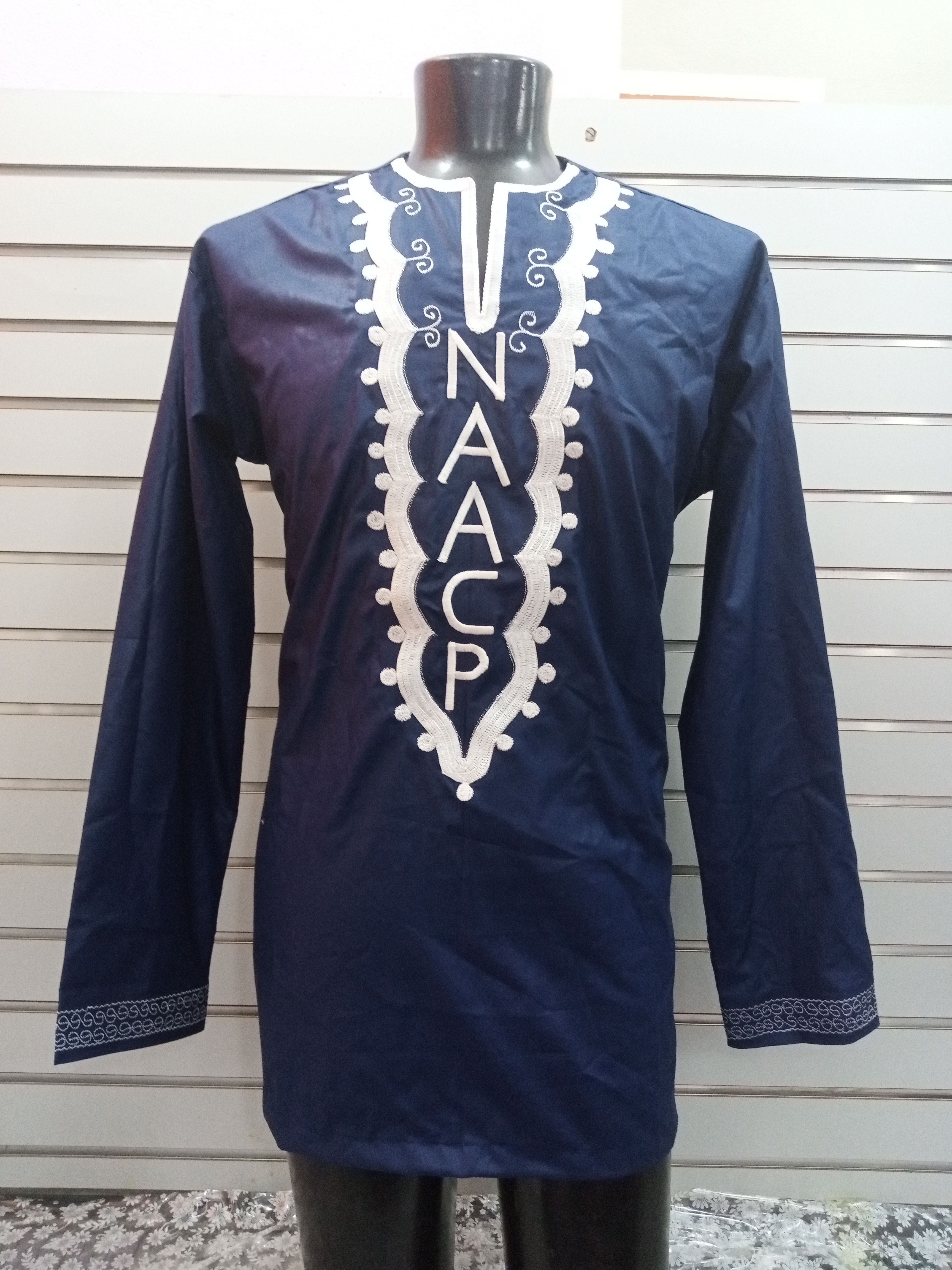 NAACP Navy Dashiki