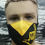 Thumbnail: Black Alpha Phi Alpha Letters Mask